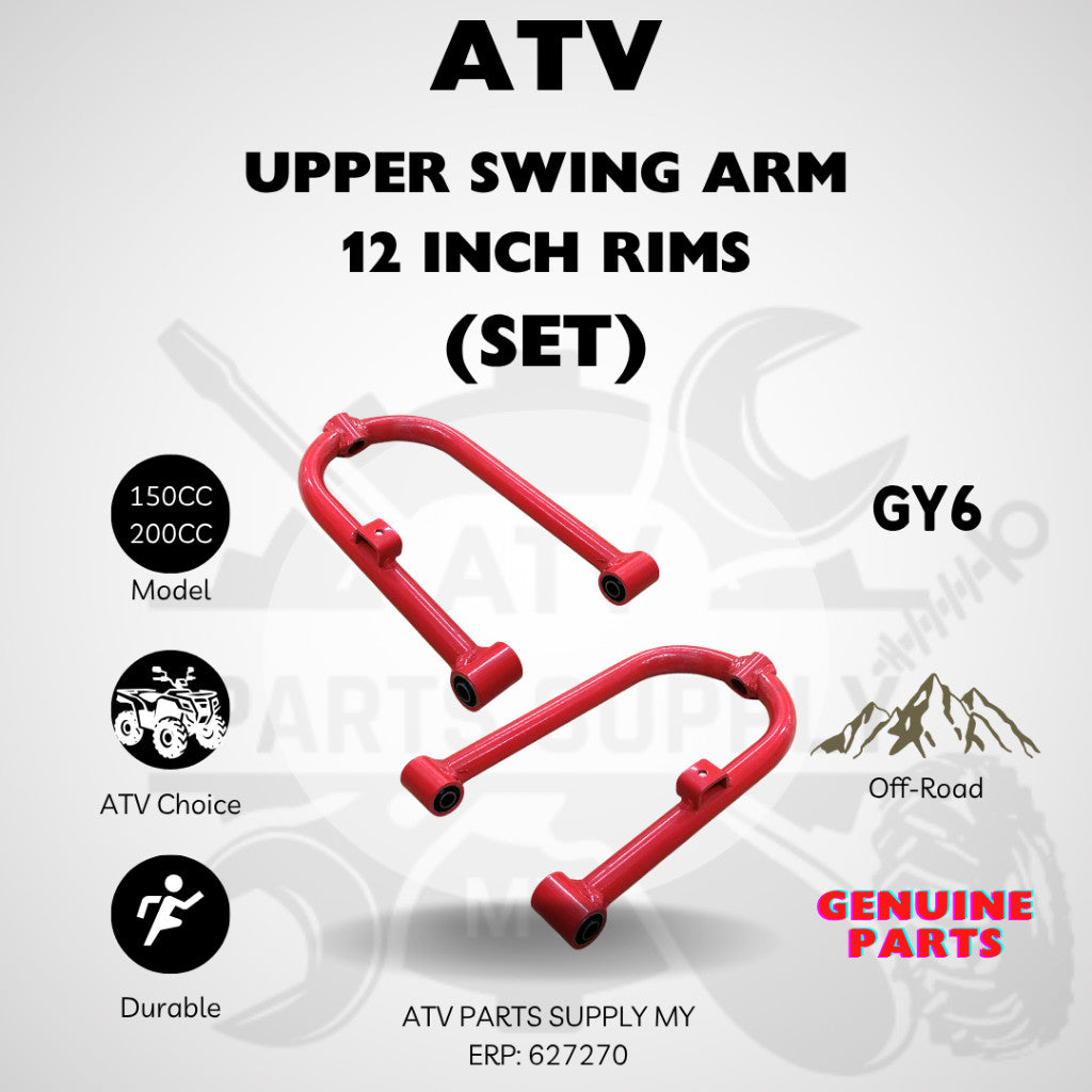 Forcellone superiore ATV per pneumatici e cerchi da 12 pollici adatto per GY6 | Big Bull | 150cc | 200cc | Pronto Magazzino📌