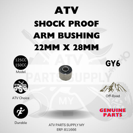 ATV GY6 Swing Arm Bushing | 22mm x 28mm | Ready Stock