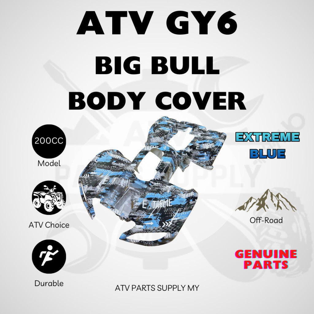 ATV GY6 Big Bull | Body Cover | 200CC | Ready Stock | Cover Set