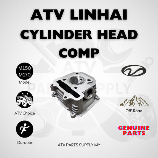 ATV Linhai M150 Head Cylinder | Piston 57.4MM | Cylinder Head Comp | Linhai M150 | GY6 150CC