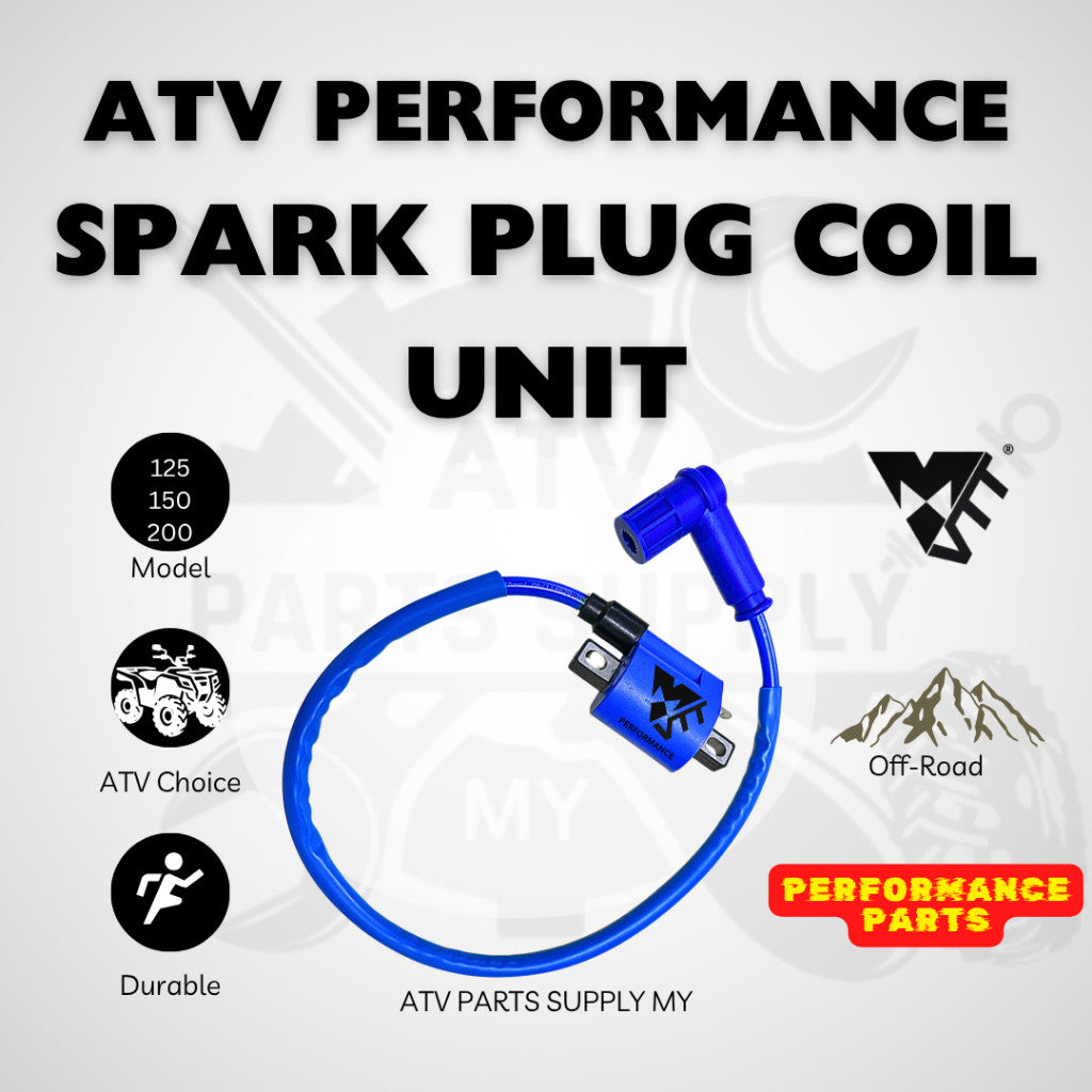 ATV Spark Plug Coil | VTT PRO COILS | Smoother Power Transfer | Mikilon | Tao Motor | GY6 | 150CC | 200CC | 250