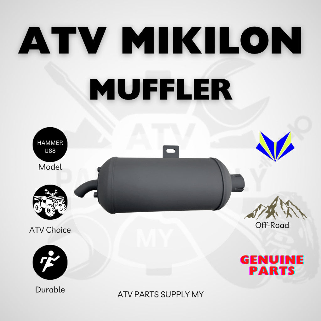 ATV Mikilon Hammer 200 | U88 | Muffler | Exhaust Pipe | Set | Original Mikilon Parts