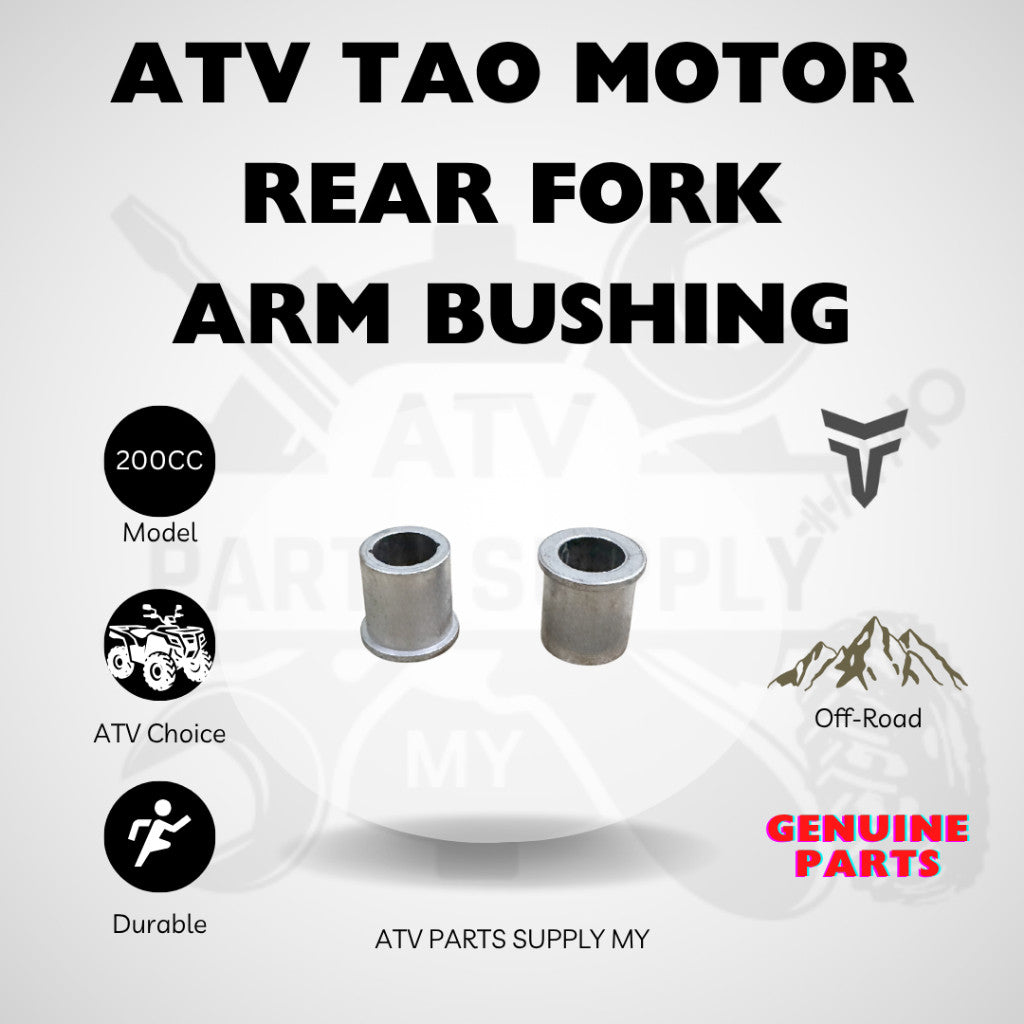 ชุดบูชตะเกียบหลัง ATV Tao Motor | สลักเกลียวหัวจีบ | สเปเซอร์ | ยางกันฝุ่น | บูชแขน | อะไหล่แท้ Tao Motor