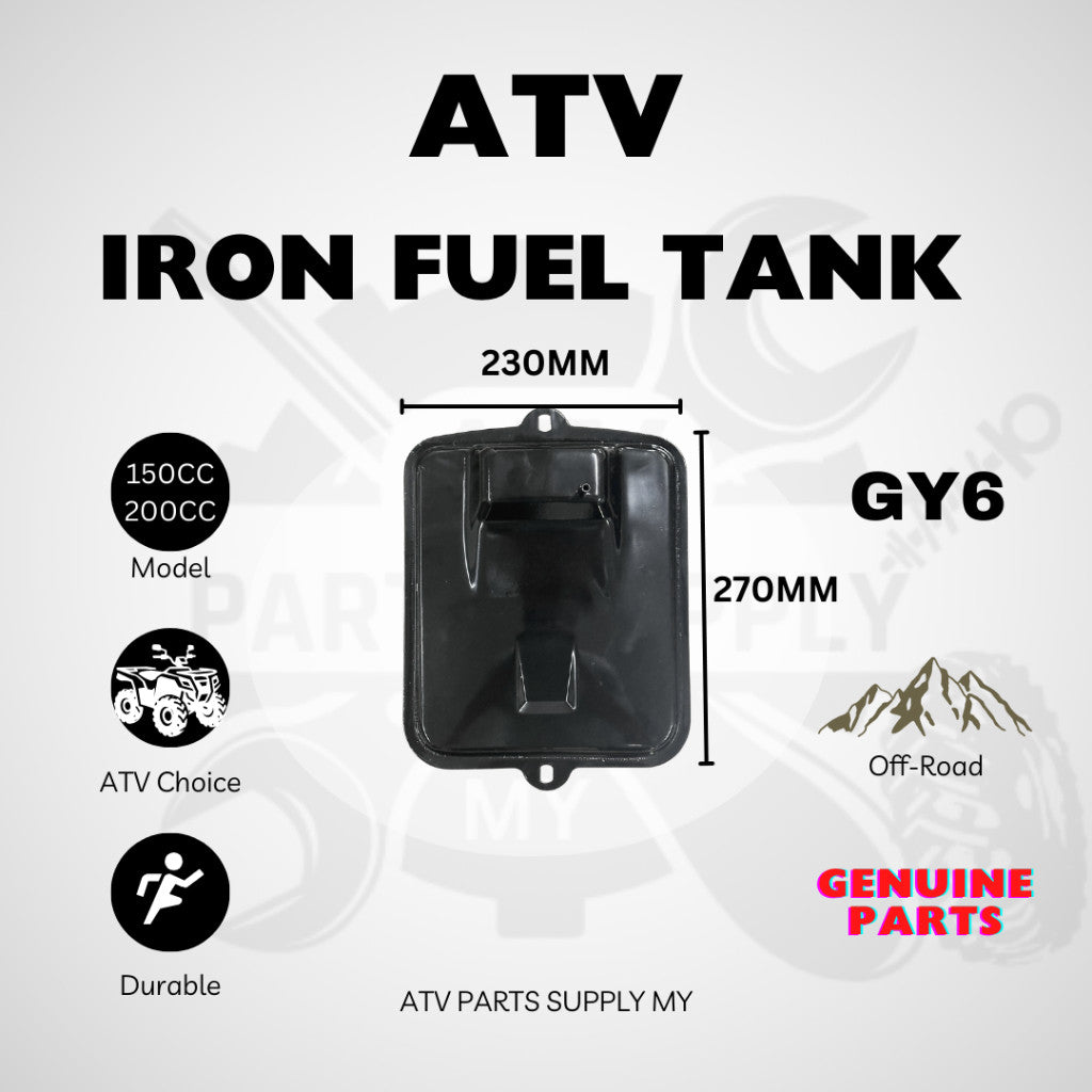 ATV Iron Fuel Tank for GY6 | Big Bull 200cc | Tangki Minyak | Ready Stock