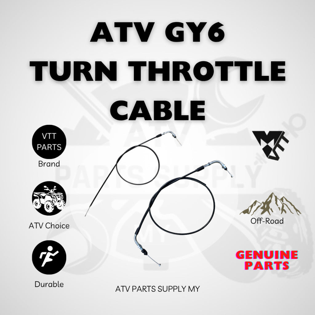 สายคันเร่ง ATV แบบบิด | พูลัส | GY6 | บิ๊กบูล | สมอลบูล | 125CC | 200CC | อะไหล่ VTT แท้ | อะไหล่คุณภาพ