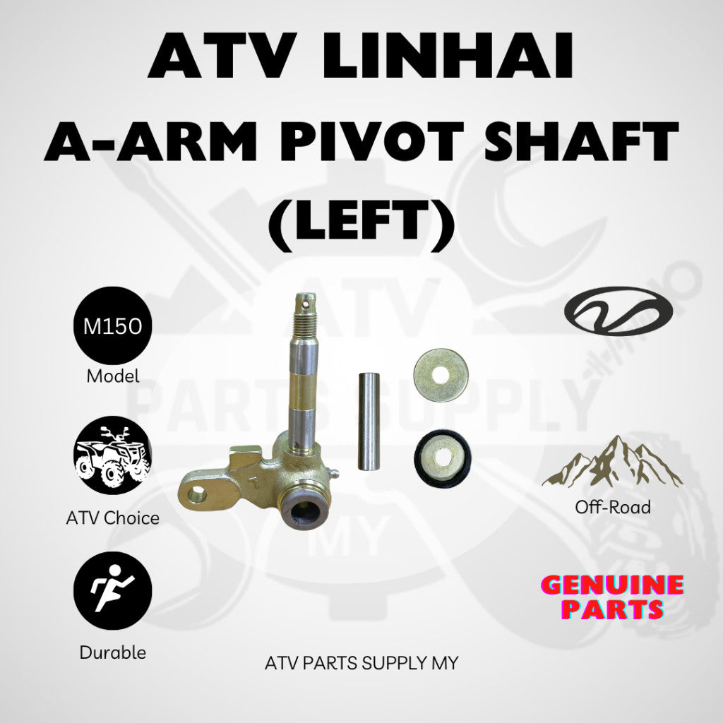 Perno del braccio oscillante dell'ATV Linhai M150 | Mozzo del freno a tamburo | Ricambi originali Linhai
