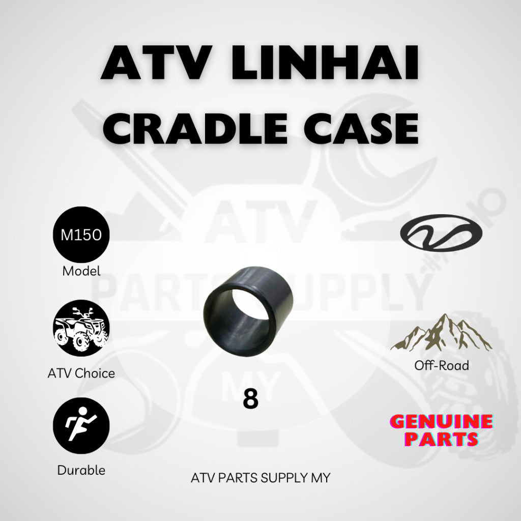 ATV Linhai M150 | ชุดบุชอาร์มสวิงอาร์มหลัง | ยางกันฝุ่น | ตัวเรือนครอบ | สเปเซอร์ | อะไหล่แท้ Linhai