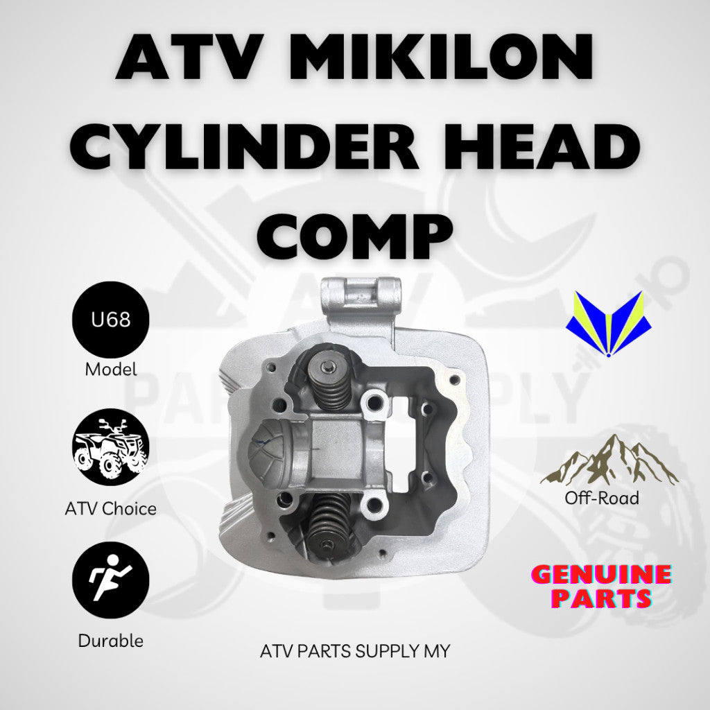 ATV Cylinder Head Comp for Mikilon Hammer Pro | U68 | Original Mikilon Parts | Head Cylinder