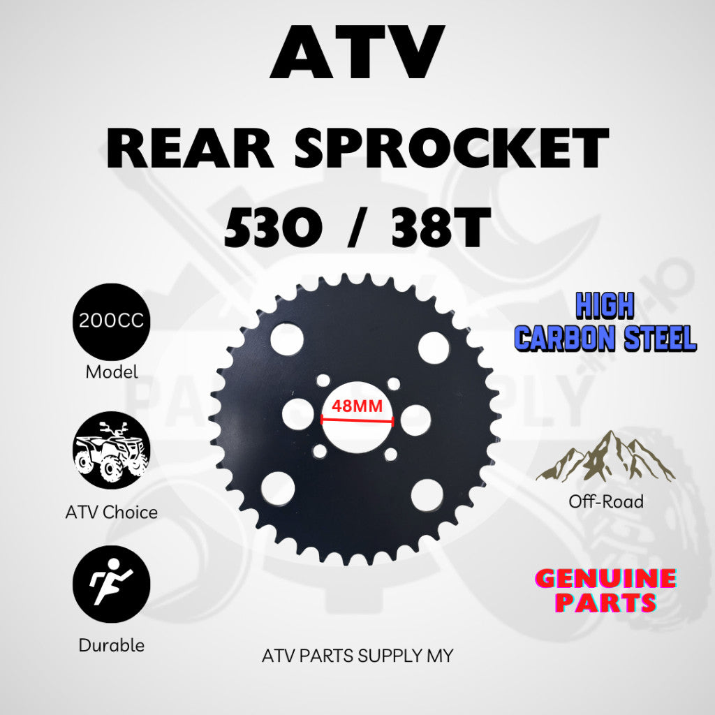 ATV Rear Sprocket 530 / 38T for Titan 250 | 200 | Original Parts