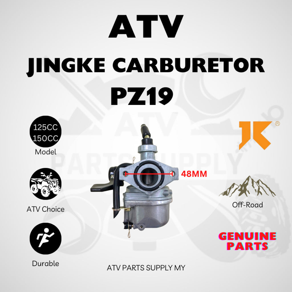 ATV Carburetor PZ19 | JINGKE | Original Parts | 110CC | 125CC | 150CC | Karburetor