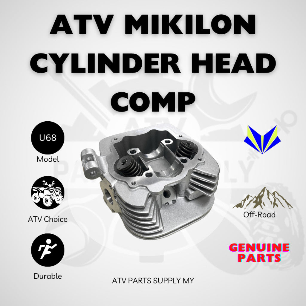 ATV Cylinder Head Comp for Mikilon Hammer Pro | U68 | Original Mikilon Parts | Head Cylinder