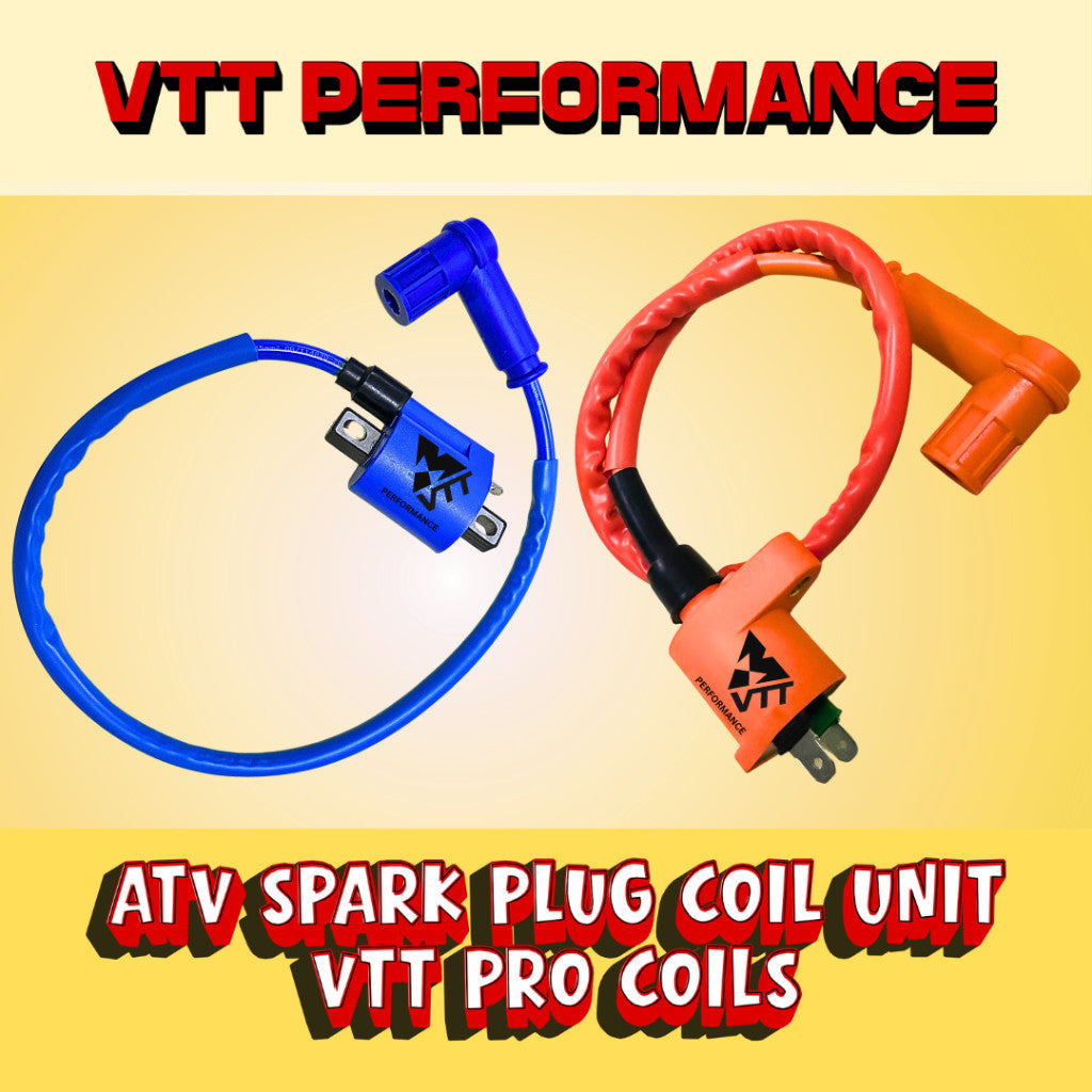 ATV Spark Plug Coil | VTT PRO COILS | Smoother Power Transfer | Mikilon | Tao Motor | GY6 | 150CC | 200CC | 250