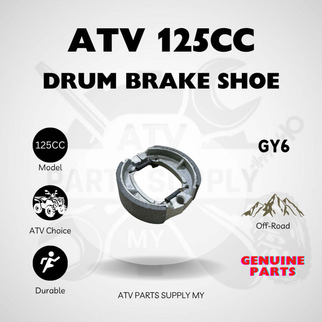 ATV 125CC Drum Brake Shoe for GY6 | 125CC | Small Bull | Ready Stock