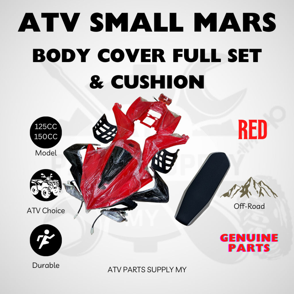 ATV Small Mars | 110CC | 125CC | 150CC | Full Body Cover Set and Seat Cushion