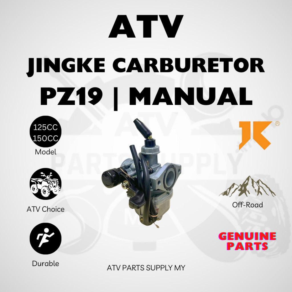 ATV Carburetor PZ19 | JINGKE | Original Parts | 110CC | 125CC | 150CC | Karburetor