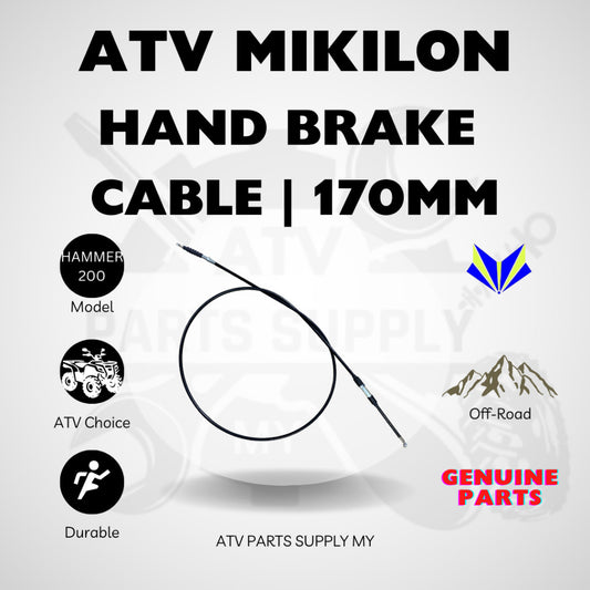 ATV Hand Brake Cable 170MM for Mikilon Hammer 200 | U28 | U38 | Ready Stock | Original Mikilon Parts