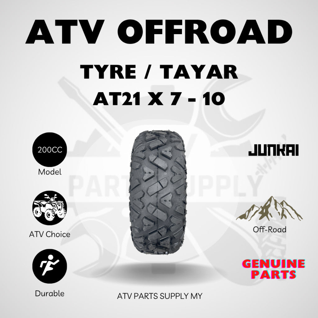 ATV TAYAR | ATV TYRE 10 INCH | 170CC | 200CC | 21x7-10 | 23x7-10 | 22x10-10 | Ready Stock
