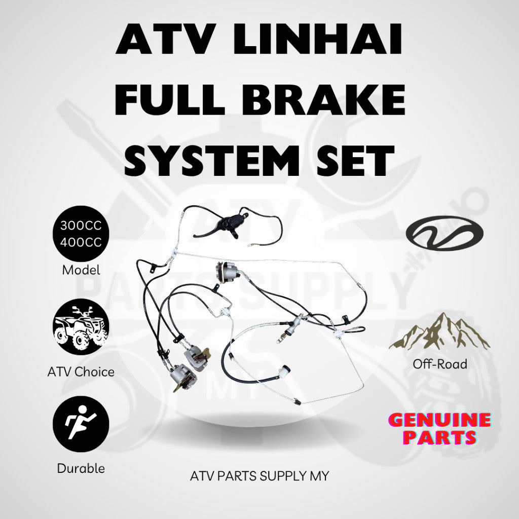 ATV Linhai 300CC | 400CC | Set completo impianto frenante | Ricambi originali Linhai