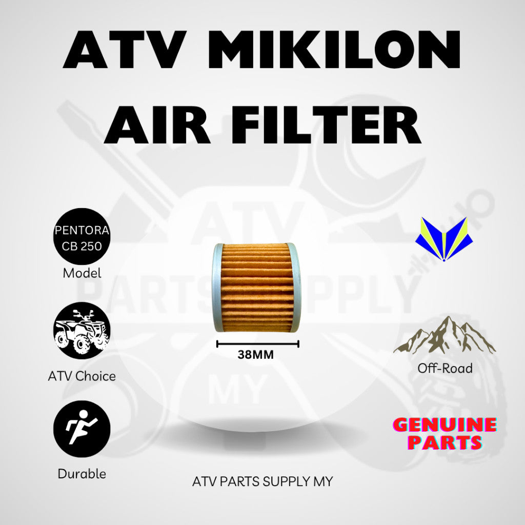 ATV Mikilon Pentora 250cc | CB250 | Air Filter | Genuine Part Mikilon