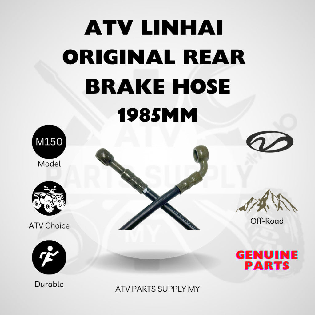 ATV Linhai M150 | 200CC | Original Rear Brake Hose | 1985MM | Original Linhai Parts