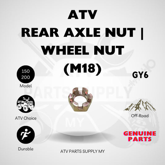 น็อตเพลาล้อหลัง ATV Mikilon M18 | น็อตล้อ | U38 | U68 | U88