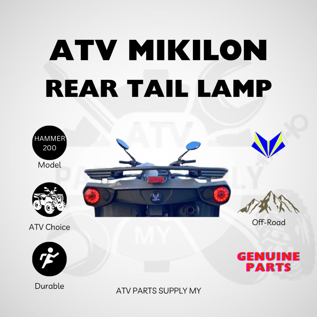 ATV Mikilon Hammer 200 | U38 | Rear Brake Light | Rear Turning Signal | Original Mikilon Parts | Lampu Belakang