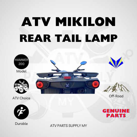 ATV Mikilon Hammer 200 | U38 | Rear Brake Light | Rear Turning Signal | Original Mikilon Parts | Lampu Belakang