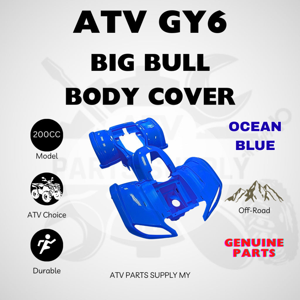 ATV GY6 Big Bull | Body Cover | 200CC | Ready Stock | Cover Set
