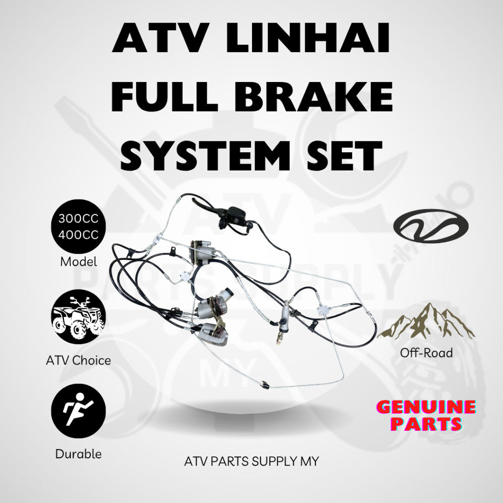 ATV Linhai 300CC | 400CC | Set completo impianto frenante | Ricambi originali Linhai