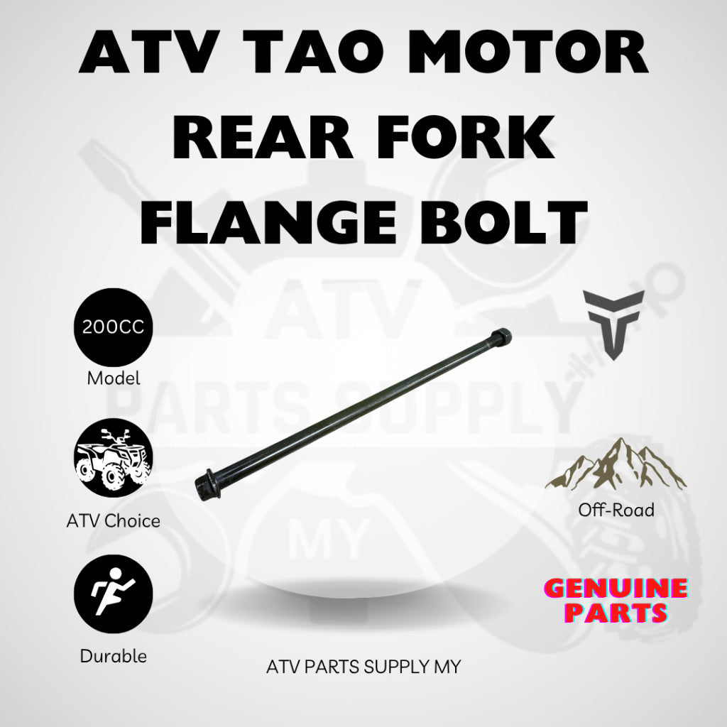 ชุดบูชตะเกียบหลัง ATV Tao Motor | สลักเกลียวหัวจีบ | สเปเซอร์ | ยางกันฝุ่น | บูชแขน | อะไหล่แท้ Tao Motor