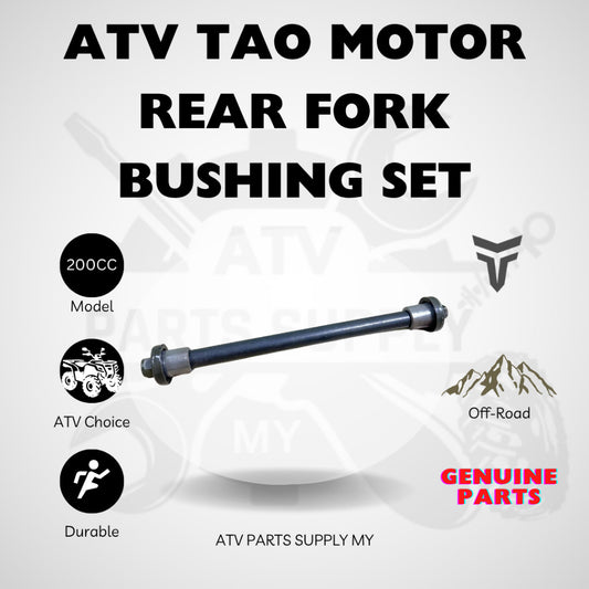ชุดบูชตะเกียบหลัง ATV Tao Motor | สลักเกลียวหัวจีบ | สเปเซอร์ | ยางกันฝุ่น | บูชแขน | อะไหล่แท้ Tao Motor
