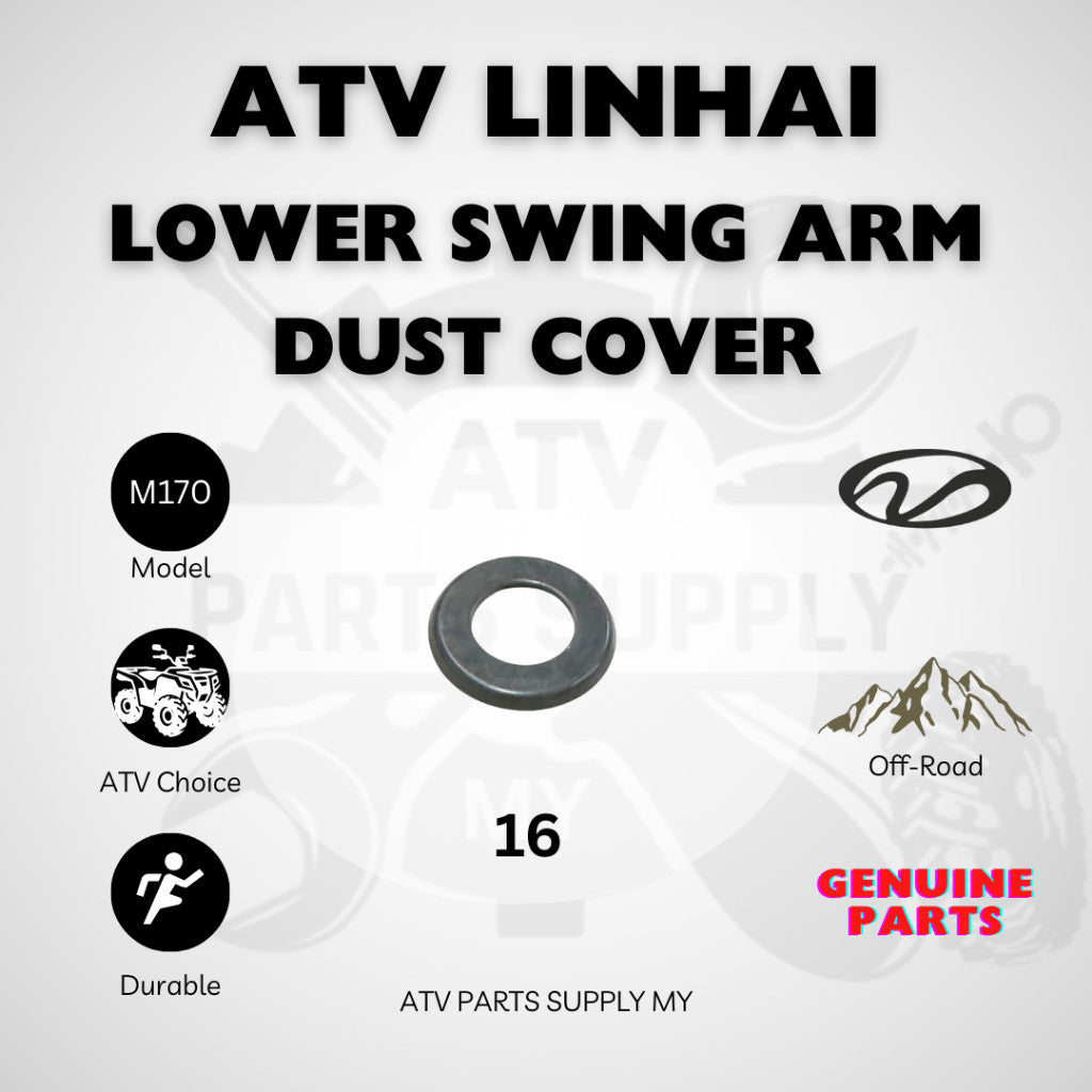 ATV Linhai M170 | ชุดบูชปีกนกหน้า | บูชปลอกเพลา | ยางกันฝุ่น | อะไหล่แท้ Linhai