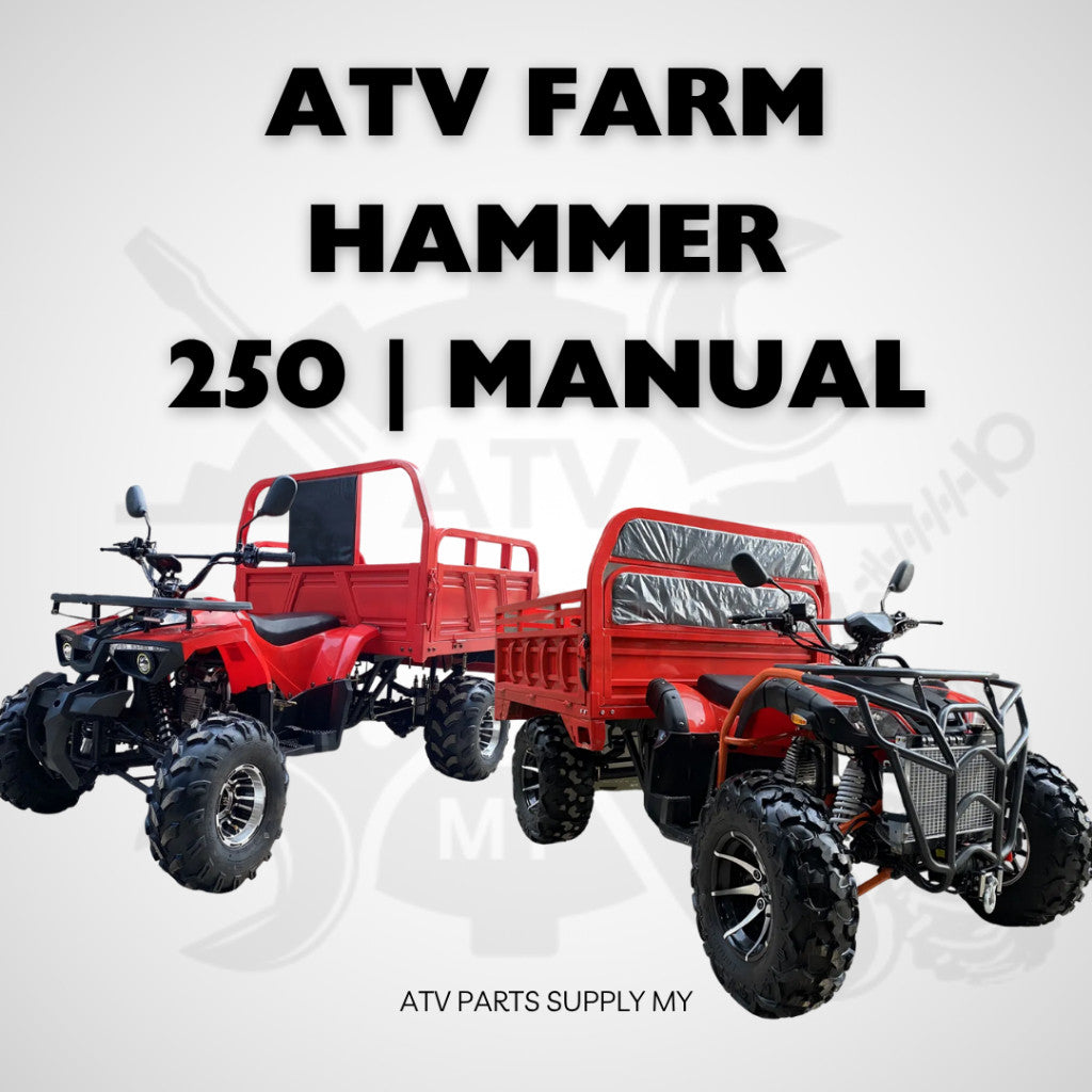 ATV 4x4 Farm 250CC | Throttle Cable | Hammer 250 | Manual | 150CC - 250CC | Thumb Throttle | Turn Throttle | VTT Parts