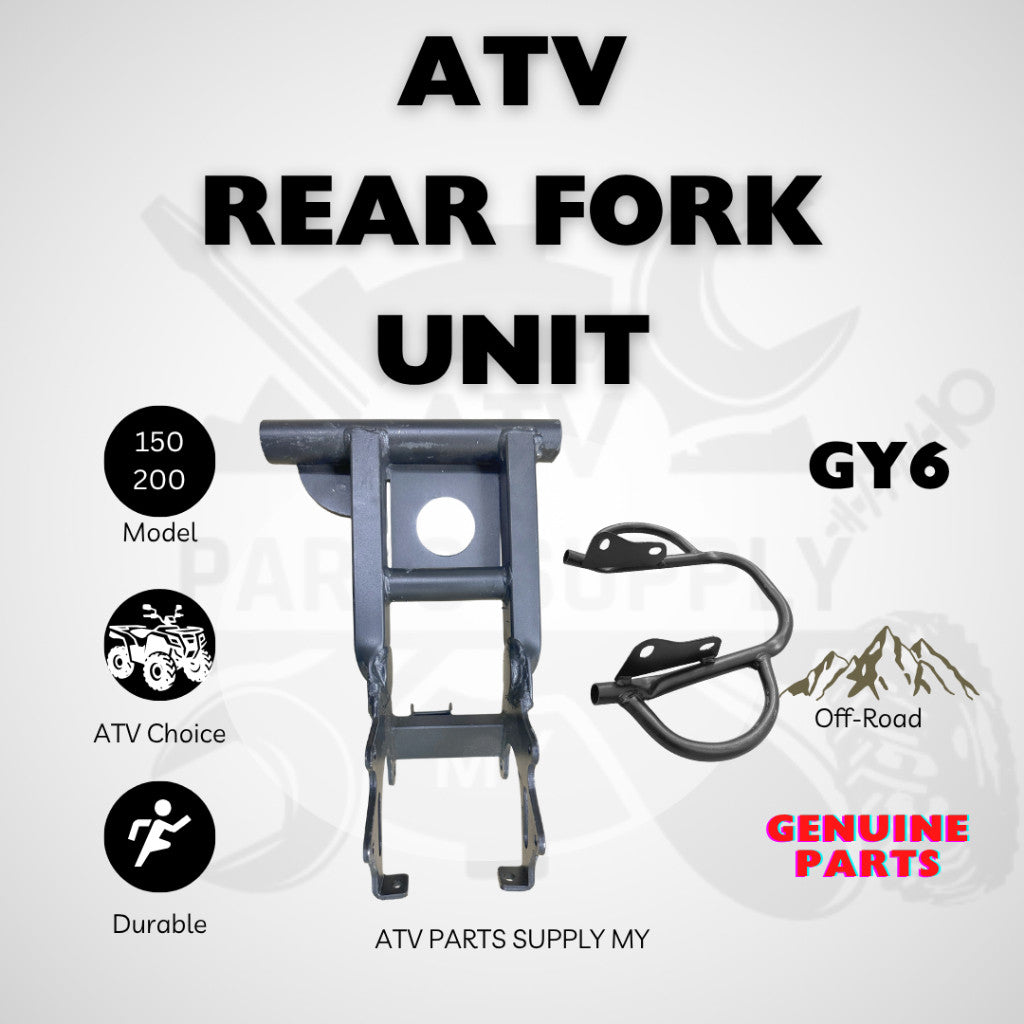 ATV GY6 200CC | Rear Fork Unit | with Chain Protector | Original VTT Parts