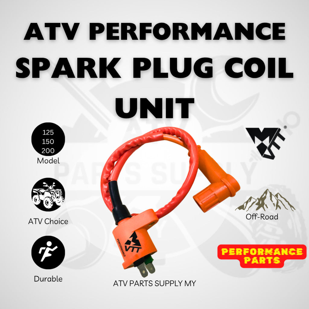 ATV Spark Plug Coil | VTT PRO COILS | Smoother Power Transfer | Mikilon | Tao Motor | GY6 | 150CC | 200CC | 250