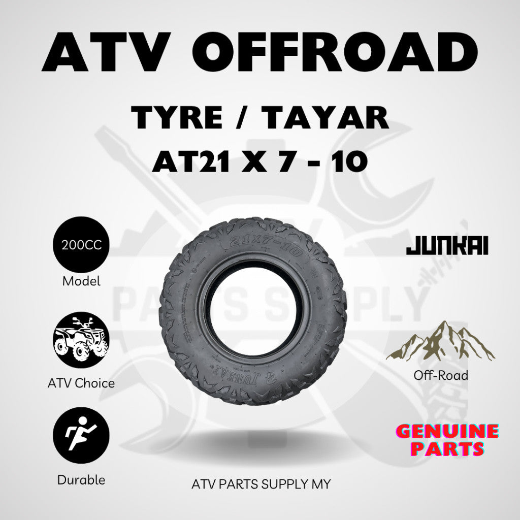 ATV TAYAR | ATV TYRE 10 INCH | 170CC | 200CC | 21x7-10 | 23x7-10 | 22x10-10 | Ready Stock