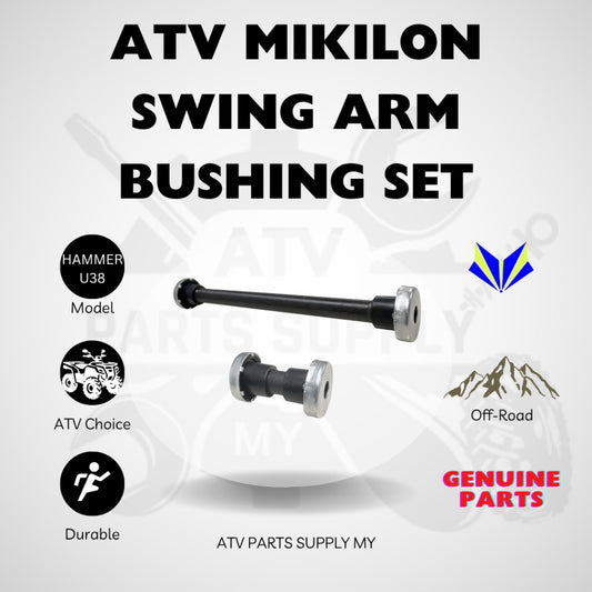 ATV Mikilon Hammer 200 | U38 | Swing Arm Bushing Set | Sleeve | Bush | Dust Cover | Original Mikilon Parts