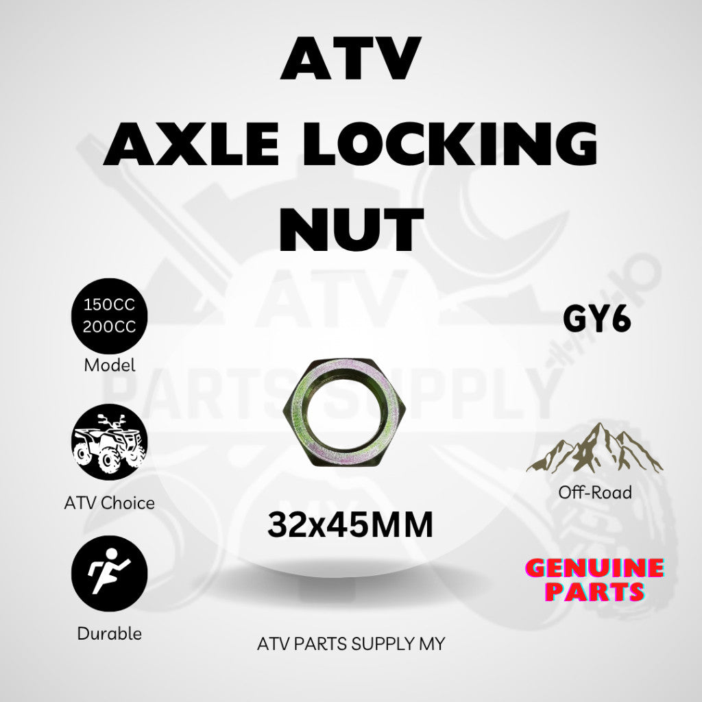 น็อตเพลาล้อหลัง ATV | น็อตล็อค | GY6 | LEM | 150CC | 200CC