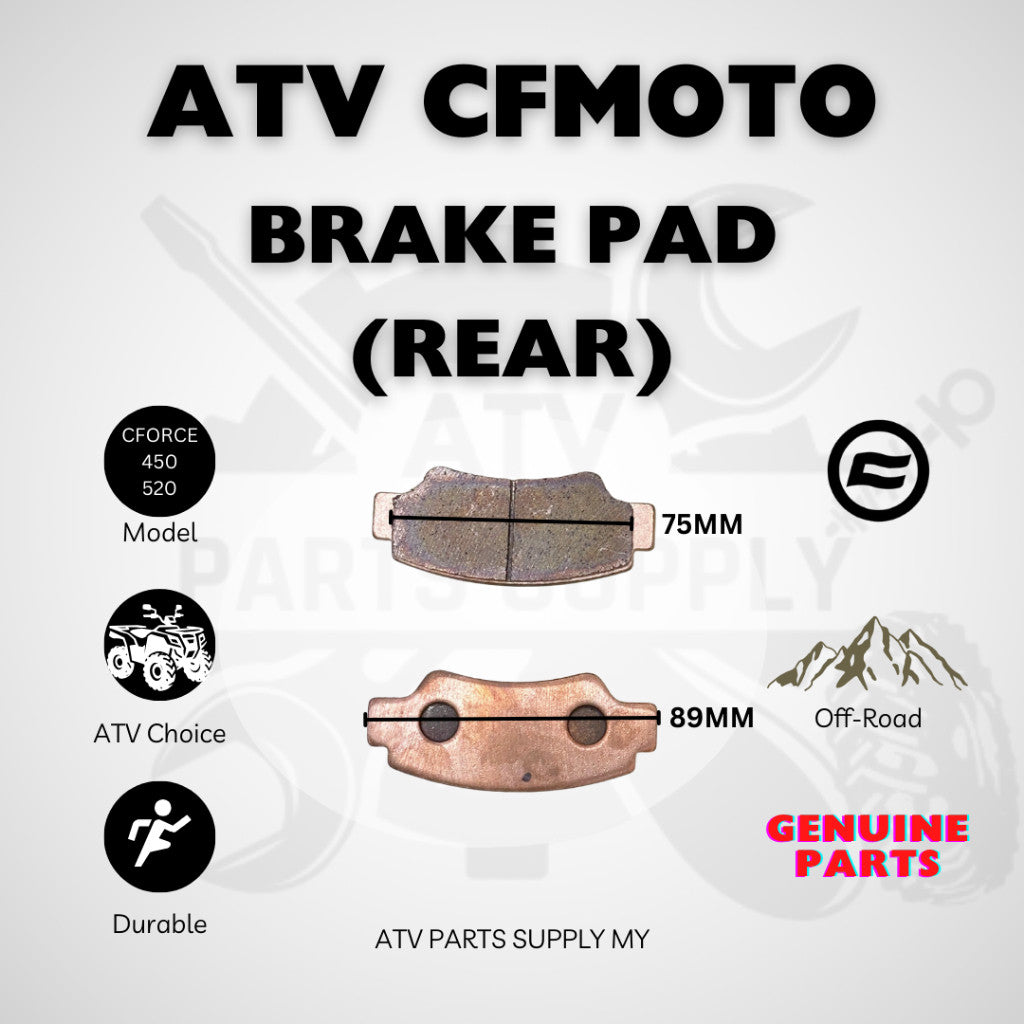 ATV CFMOTO 450 | 520 | Rear Brake Pad | CFORCE 520 | CFORCE 450