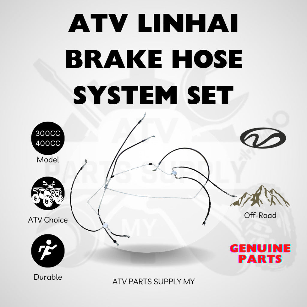 ATV Linhai 400CC | 300CC | Brake Hose System Set | Original Linhai Parts