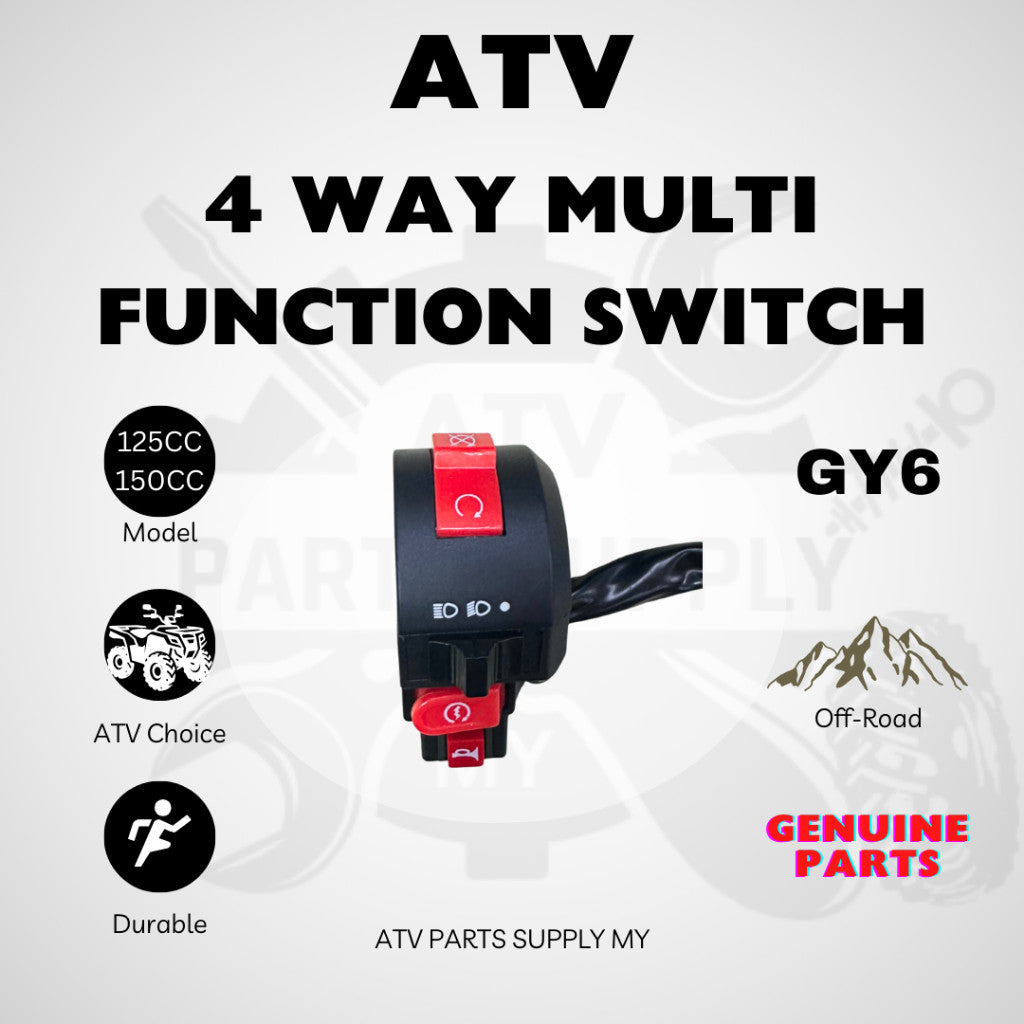 ATV 4 Way Function Multi Switch | Original Parts | GY6 150CC | 200CC
