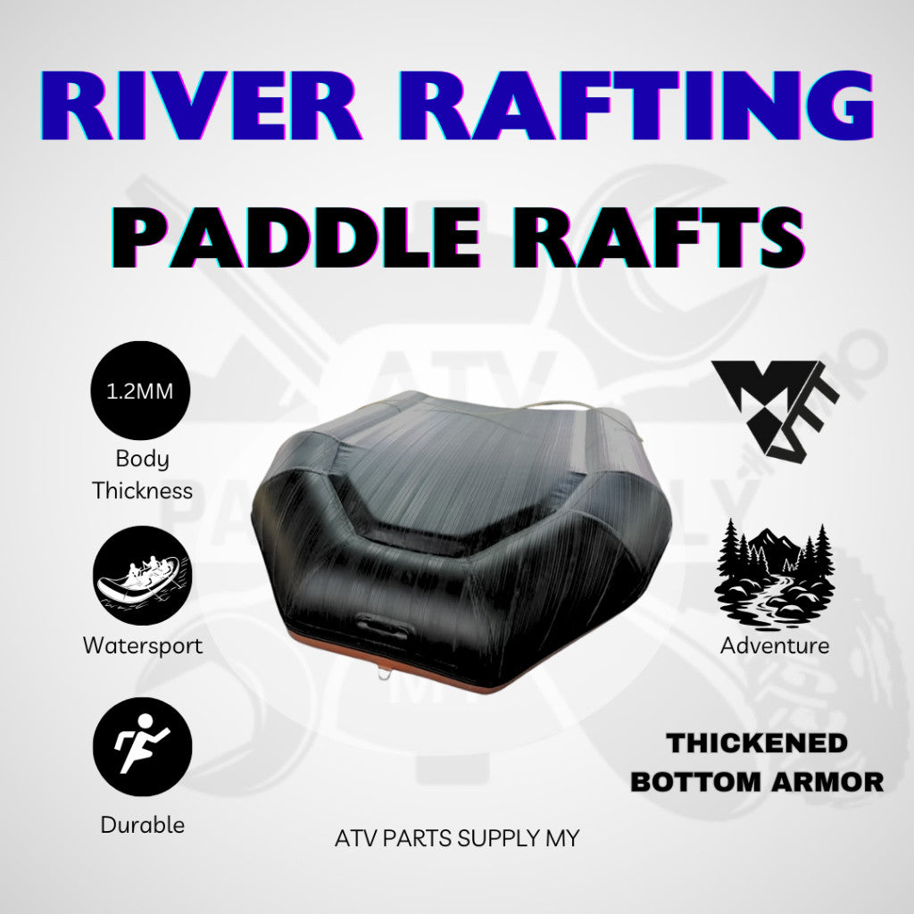 River Rafting Specialist | Paddle Raft | Heavy Duty for Extreme Watersport | 9 Pax | Water Rafting Boat | Customize