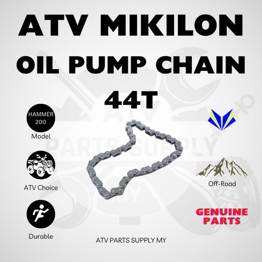 โซ่ปั๊มน้ำมัน ATV 44T สำหรับ Mikilon Hammer 200 | U38 | Tao Motor | GY6 | 200CC | อะไหล่แท้ Mikilon