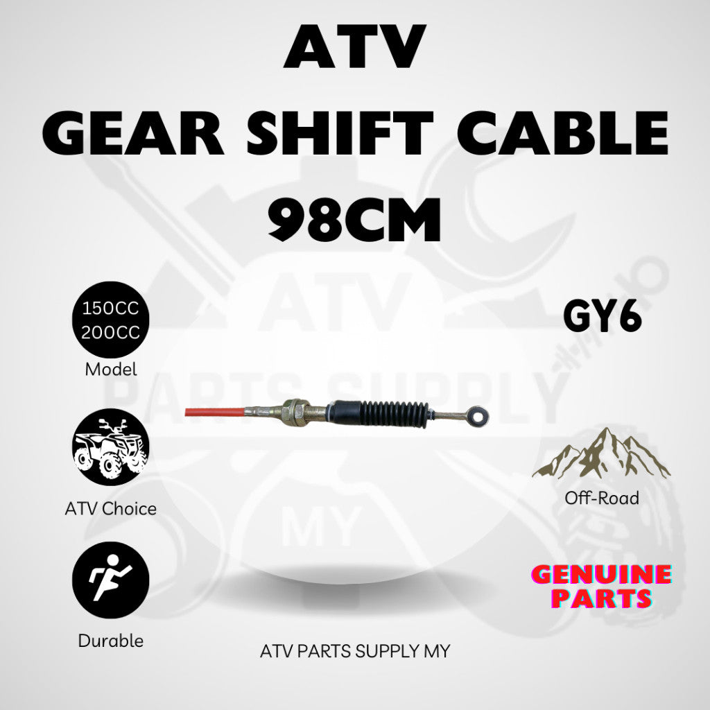 ATV Gear Shift Cable 98CM | GY6 | 150CC | 200CC | UTV | Ready Stock