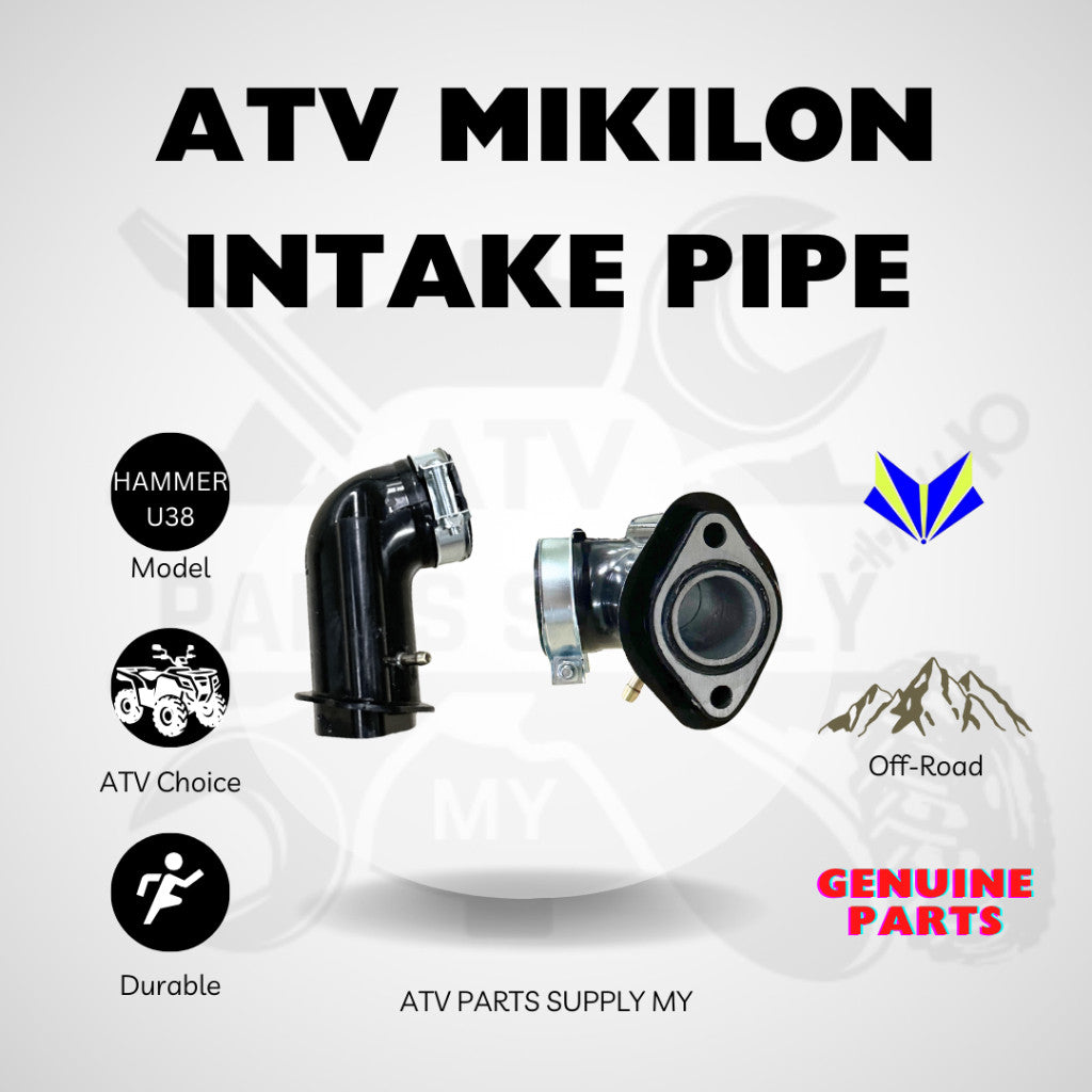 ATV Mikilon Hammer 200 | U38 | Intake Pipe | Intake Tube | Intake Manifold | Insulator | Original Mikilon Parts