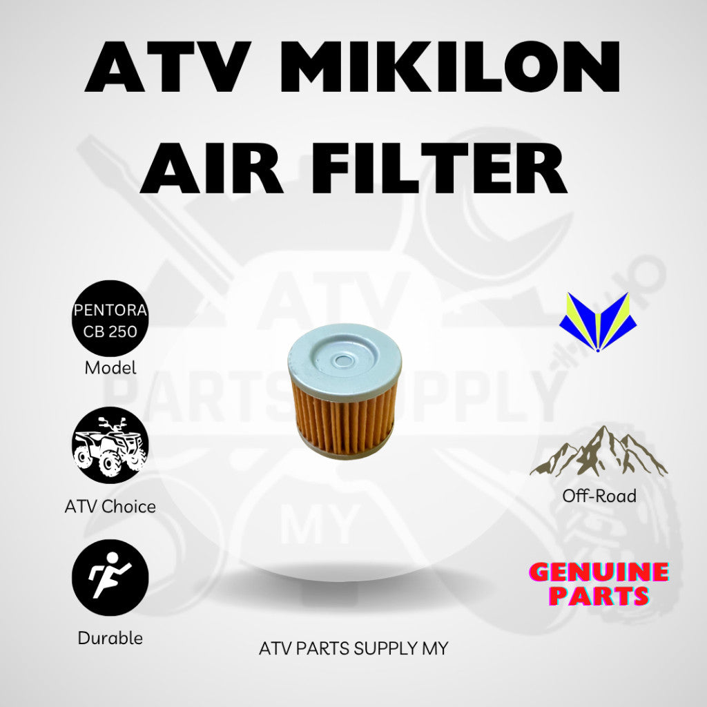 ATV Mikilon Pentora 250cc | CB250 | Air Filter | Genuine Part Mikilon