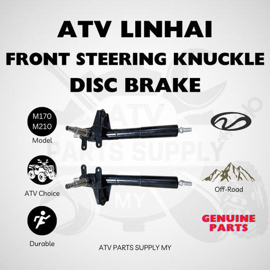 ATV Linhai M170 | Front Strut with Steering Knuckle Disc Brake Set | Front Carrier Bearing | Original Linhai Parts