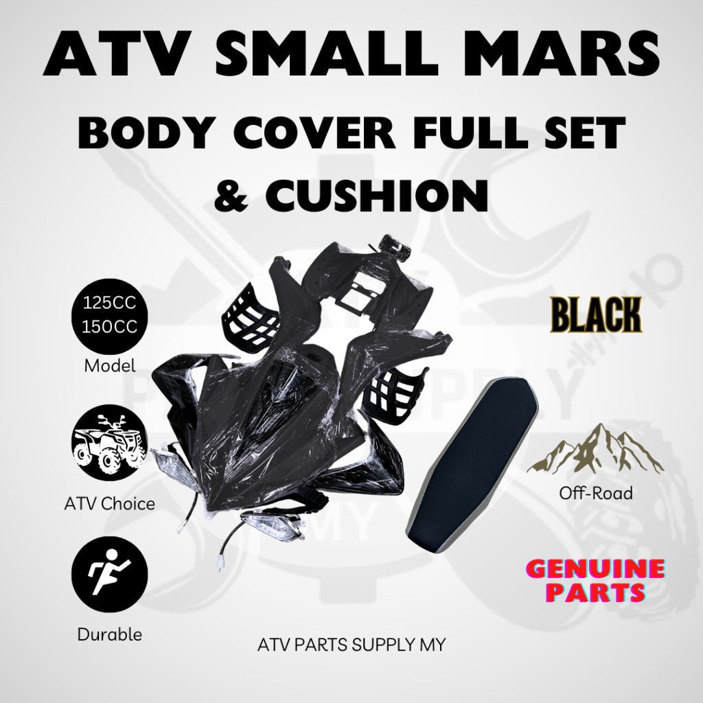 ATV Small Mars | 110CC | 125CC | 150CC | Full Body Cover Set and Seat Cushion