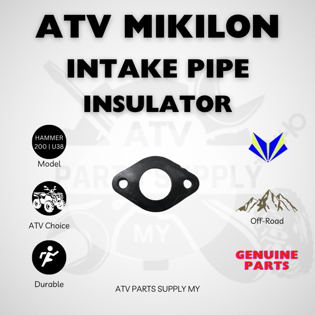 ATV Mikilon Hammer 200 | U38 | Intake Pipe | Intake Tube | Intake Manifold | Insulator | Original Mikilon Parts