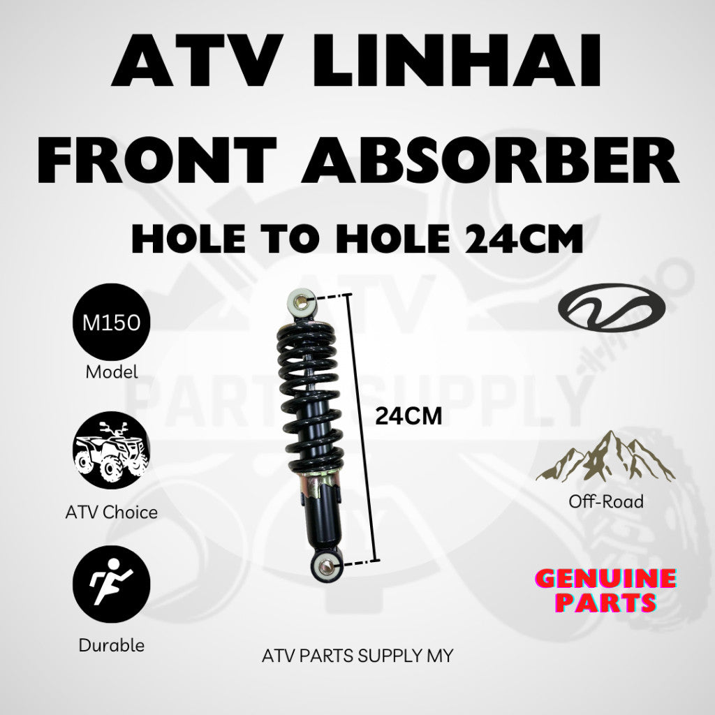 ATV Linhai M150 Front Absorber Set | Hole to Hole 24CM | Original Linhai Parts